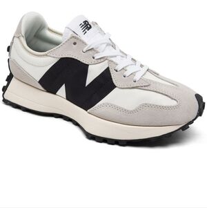 New Balance Cream and Black Sneakers